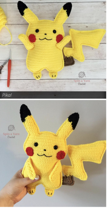 DIY Crochet Pikachu