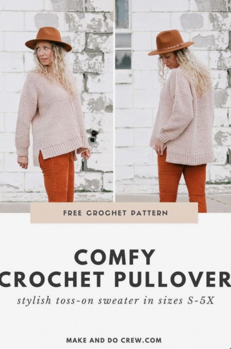 Create Your Own Cozy Crochet Pullover for All Seasons Create Your Own Cozy Crochet Pullover for All Seasons