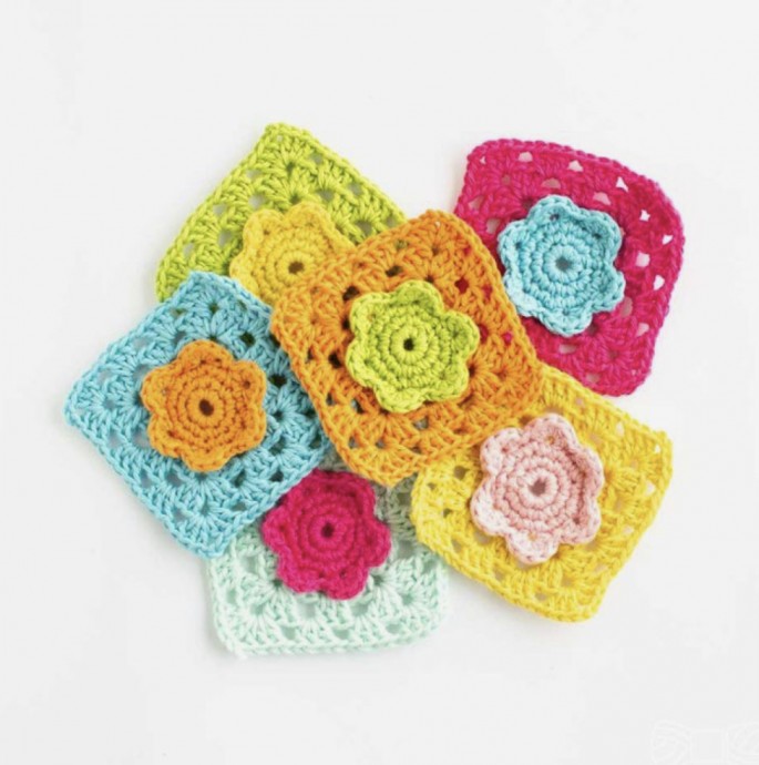 Create Colorful Flower Granny Squares: A Step-by-Step Crochet Guide Create Colorful Flower Granny Squares: A Step-by-Step Crochet Guide
