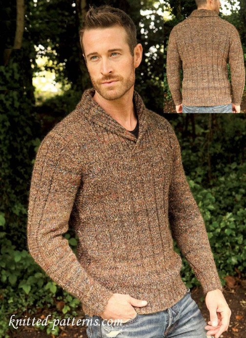 Inspiration. Knit Men's Pullovers.