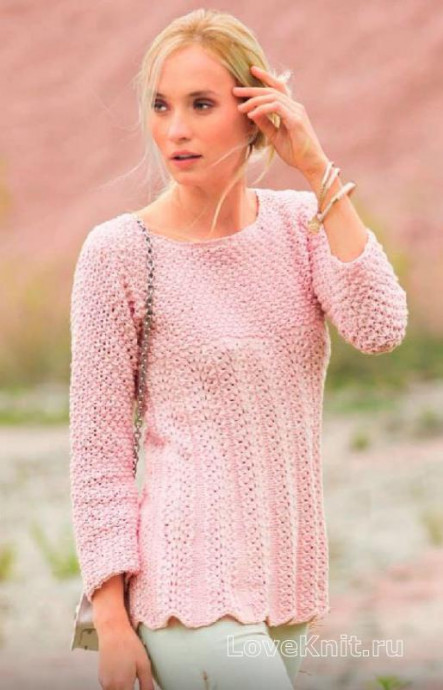 ​Pink Knit Pullover