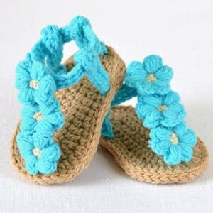 Inspiration. Baby Summer Booties.