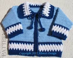 Inspiration. Crochet Baby Sweaters.