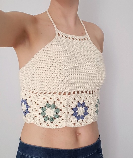 Inspiration. Crochet Crop Top.