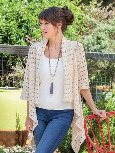 Inspiration. Crochet Summer Cardigans.