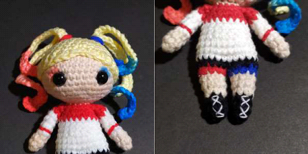 Helping Ann. Harley Quinn Amigurumi Doll. Helping Ann. Harley Quinn Amigurumi Doll.