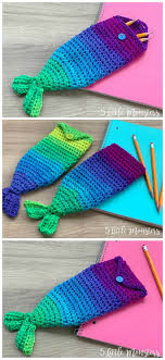 Inspiration. Crochet Pencil Cases.