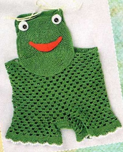 ​Crochet “Frog” Romper