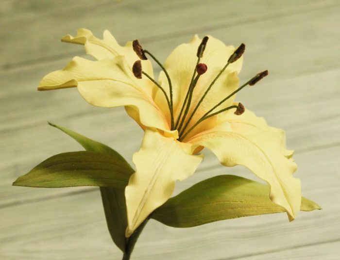 Foamiran Lily Foamiran Lily