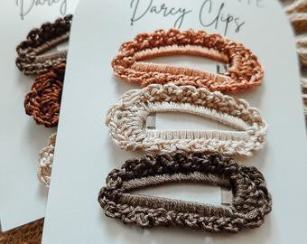 Inspiration. Crochet Hair Accessories.