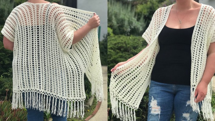 Inspiration. Crochet Summer Cardigans.