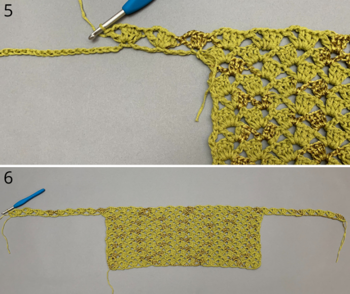 ​Crochet Green Grass Pullover