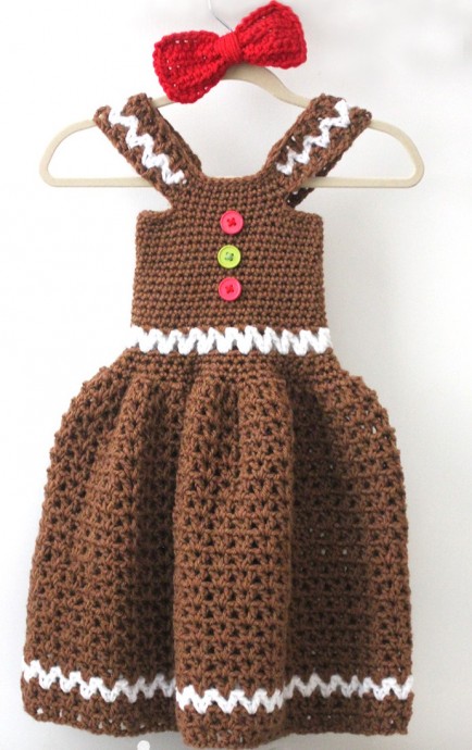 Helping our users. ​Crochet Gingerbread Dress.