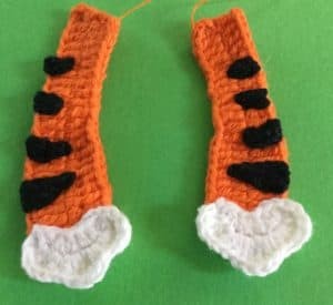 Helping our users. ​Crochet Tiger Applique.