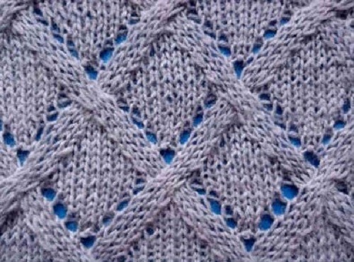 ​Knit Rhombs with Borders