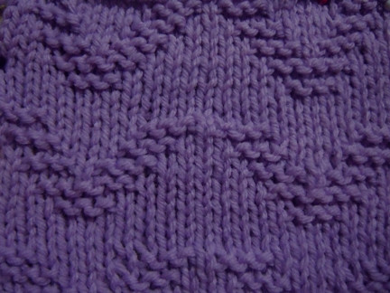 ​Knit “V” Stitch