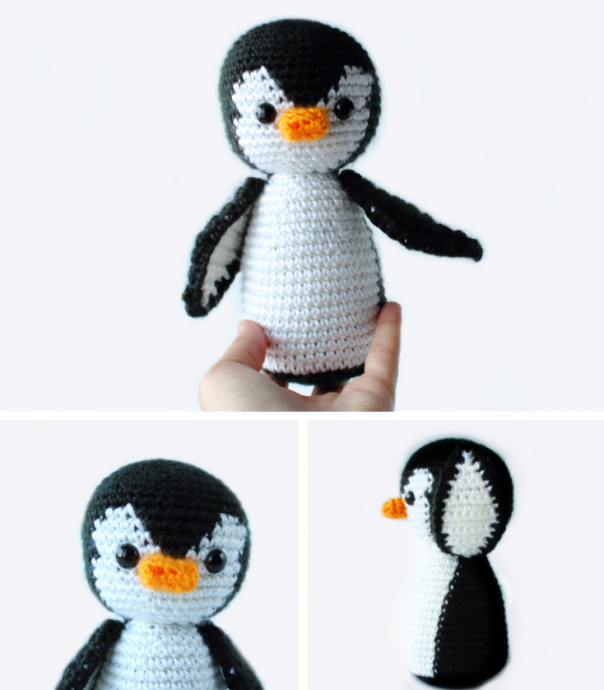 Helping our users. ​Crochet Amigurumi Penguin.