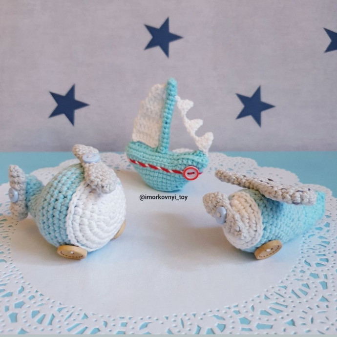 Inspiration. Crochet Baby Transport.