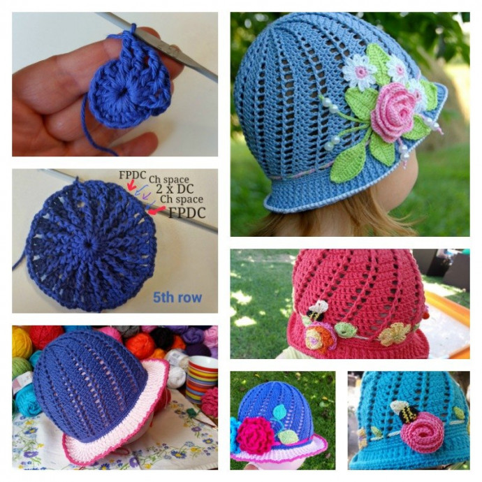 Inspiration. Crochet Panama Hats.