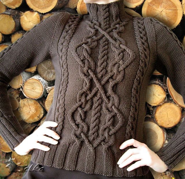 Inspiration. Knit Cabled Clothing.