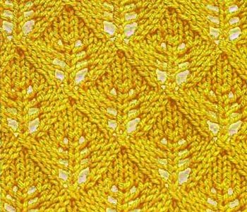 Relief Knit Rhombs Relief Knit Rhombs