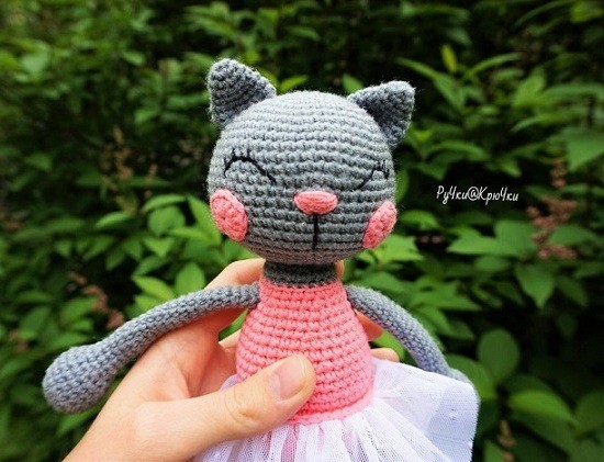 ​Crochet Ballerina Cat