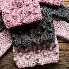 Inspiration. Crochet Baby Sweaters.