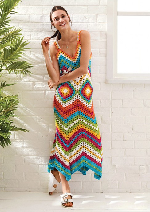 Inspiration. Crochet Dress in Fashion.