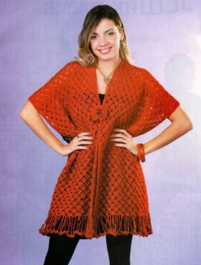 Crochet Shawl Pattern with Brooch: Easy Step-by-Step Instructions for Beginners Crochet Shawl Pattern with Brooch: Easy Step-by-Step Instructions for Beginners
