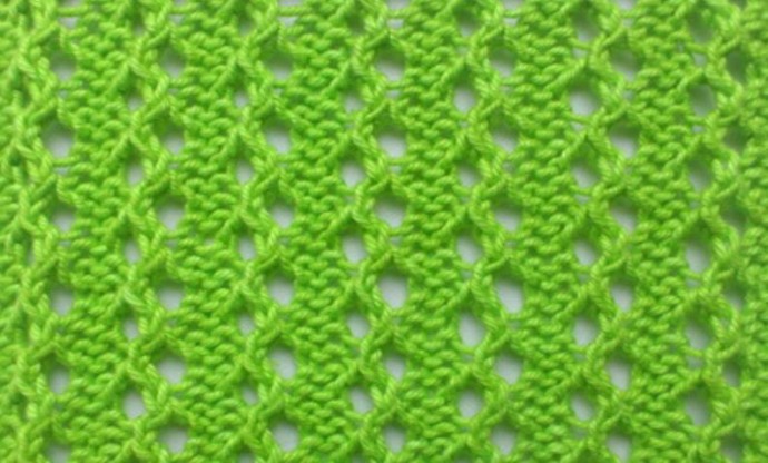 ​Snake Net Knit Stitch