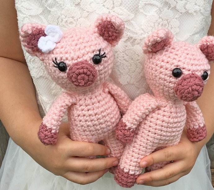 Helping our users. ​Crochet Girl/Boy Pig.