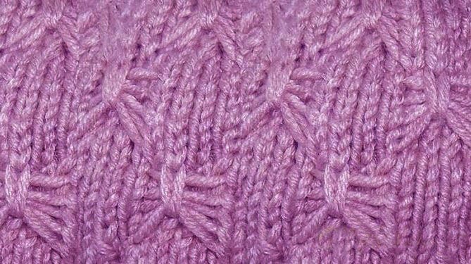 Butterfly Knit Stitch