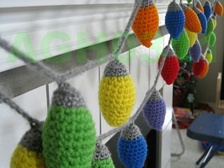 Crochet Christmas Garland Crochet Christmas Garland