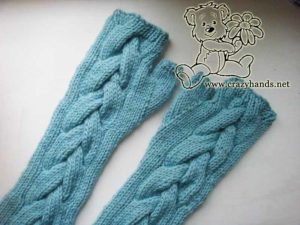 Knit Fingerless Gloves Knit Fingerless Gloves