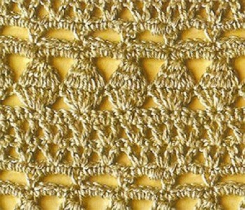 ​Relief Crochet Fringe Pattern