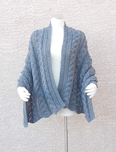 Inspiration. Knit Shawl Wrap.