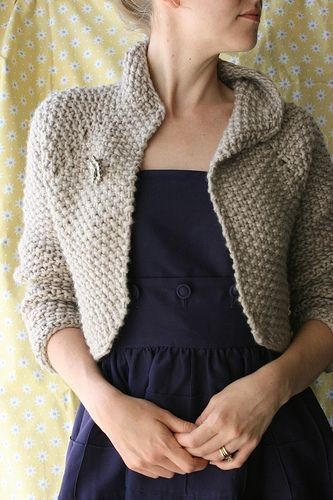 Inspiration. Knit Shrugs.