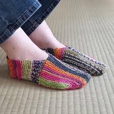 Inspiration. Knit Slippers.