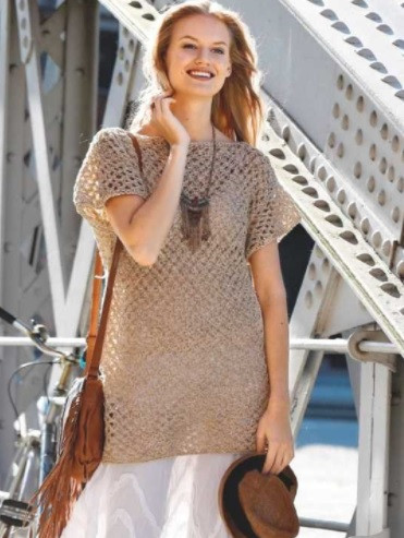 ​Knit Beige Tunic