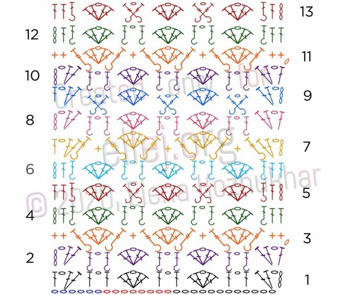 Relief Crochet Pattern Relief Crochet Pattern
