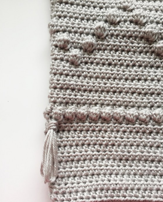 ​Helping our users. Crochet Pillow with Beads and Fringe.