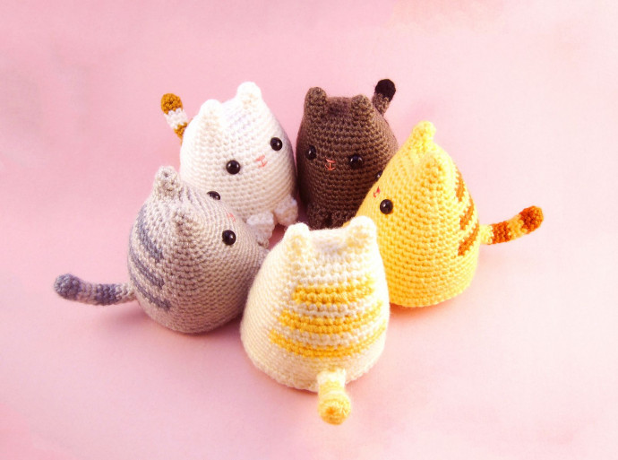 Inspiration. Amigurumi Cats.