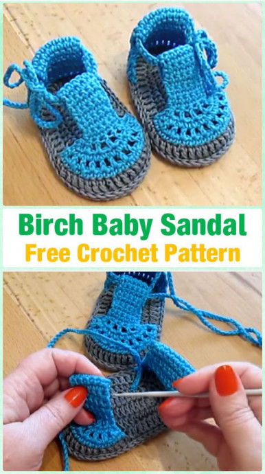 Inspiration. Crochet Baby Sandals.