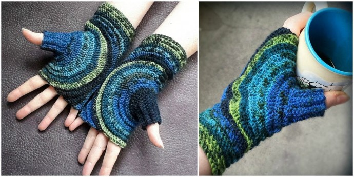 Inspiration. Crochet Fingerless Gloves.