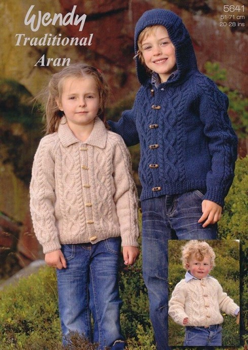 Inspiration. Knit Children Jackets.