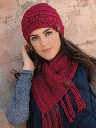 Inspiration. Set of Scarf and Hat.