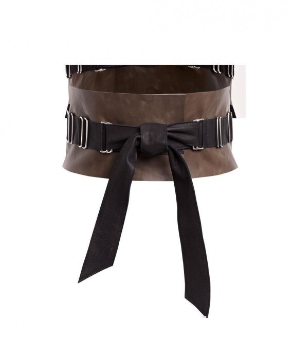 Leather Wide Belt Leather Wide Belt