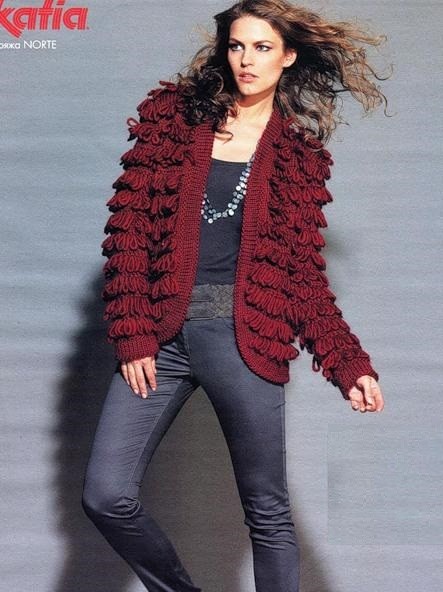 ​Pomegranate Knit Jacket