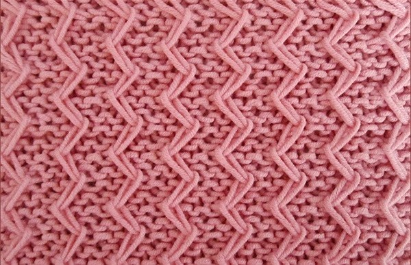 Zigzag Loop Knit Stitch Zigzag Loop Knit Stitch