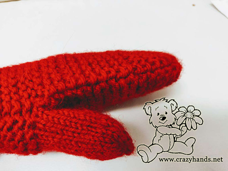 Red Cozy Mittens Red Cozy Mittens